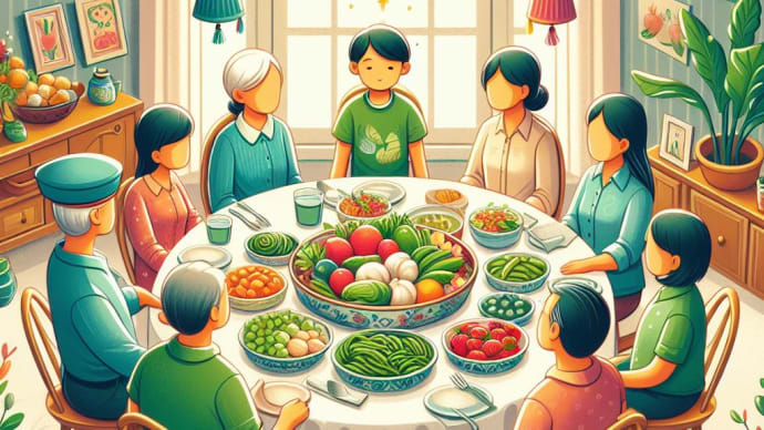 心温まる昼食と家族の未来