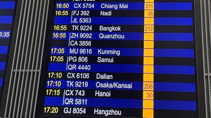 2️⃣ 2024年3月 ホーチミン旅行記 羽田空港HNDから〜香港HKG経由ホーチミンSGN