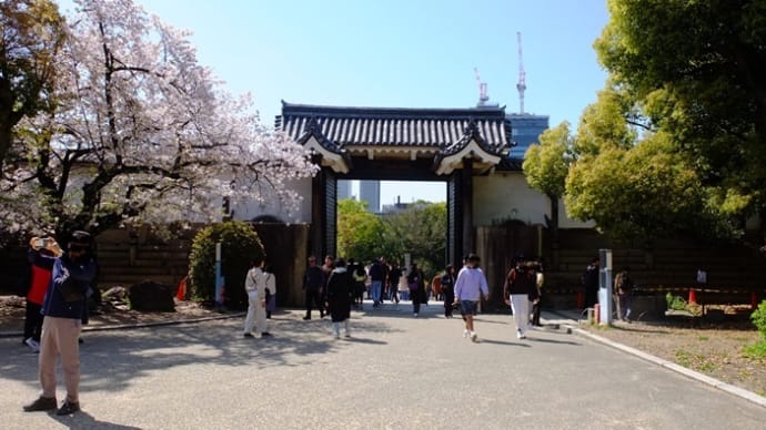 大阪城　桜門 桝形 高麗門