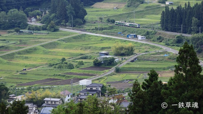 篠ノ井線を俯瞰する 桑原宿編