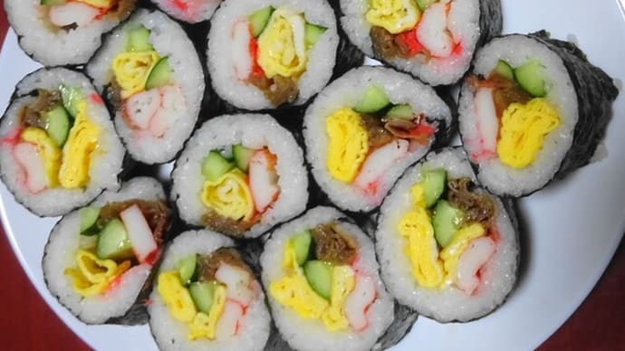 スーパーレディーの恵方巻と節分 北丹沢の麓で