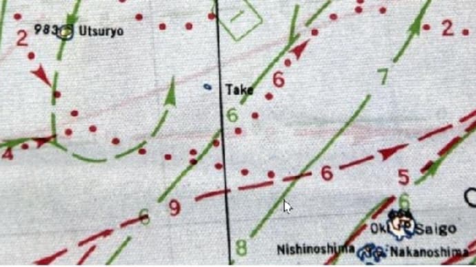 竹島が、日本領である主張を補強する重要な資料のひとつとなる「米国政府作製の航空図」