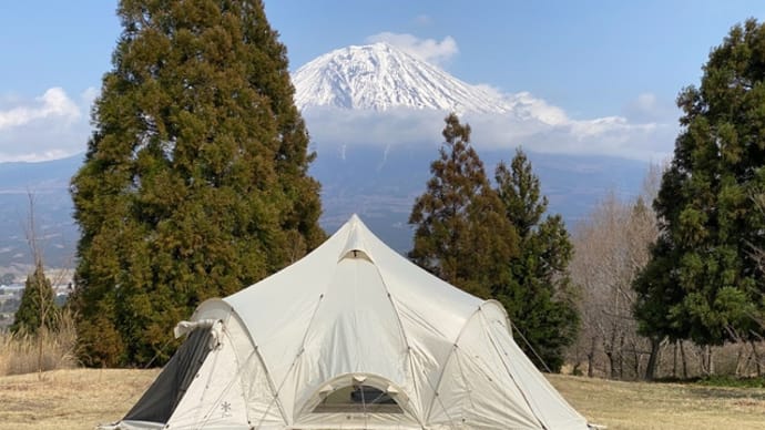 3/19, 富士山を眺めながらスピアヘッドでキャンプ その2