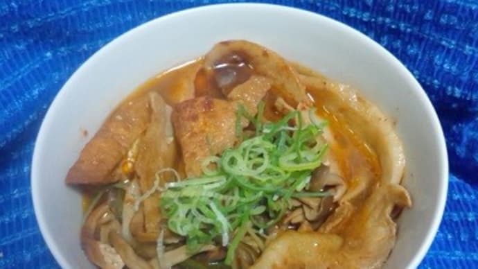 メキシカンポーク・ネック味噌炒をスープ煮にして昼食にしたんだね:P