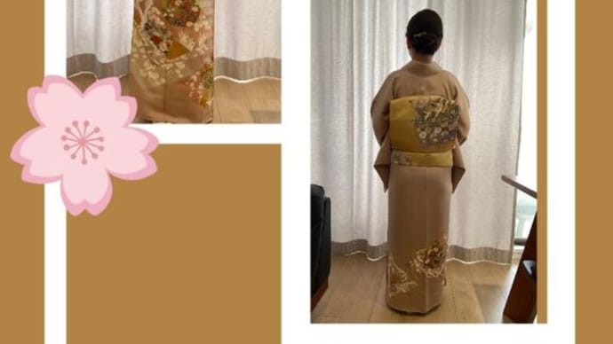 令和5年4月6日出張着付け8件中4件目は大阪狭山市、色留め着付け&ヘアセットのご依頼でした(担当は中川)