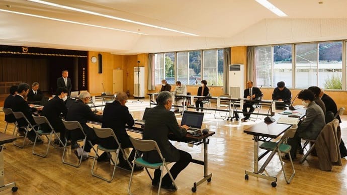 児童館・生涯学習施設運営委員会&知恵の輪委員会&総合戦略策定審議会&昭津上空からの風景