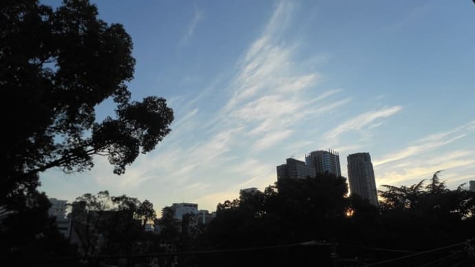 刻々変わる雲の景色
