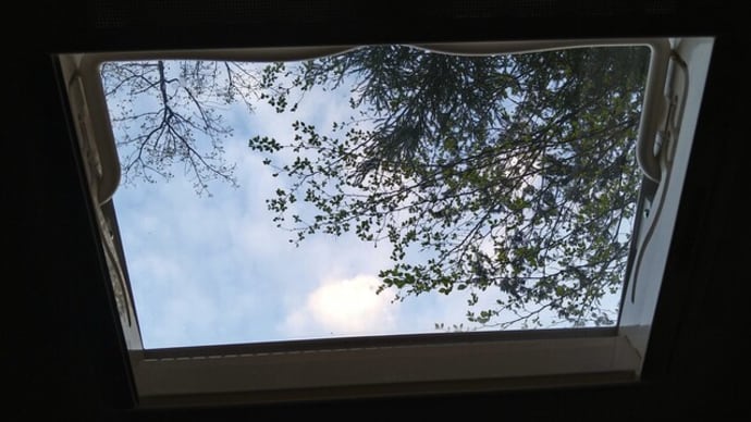 天窓からの空