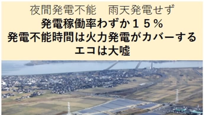2022/08/11辛坊治郎氏太陽光発電の事を理解出来ていません。