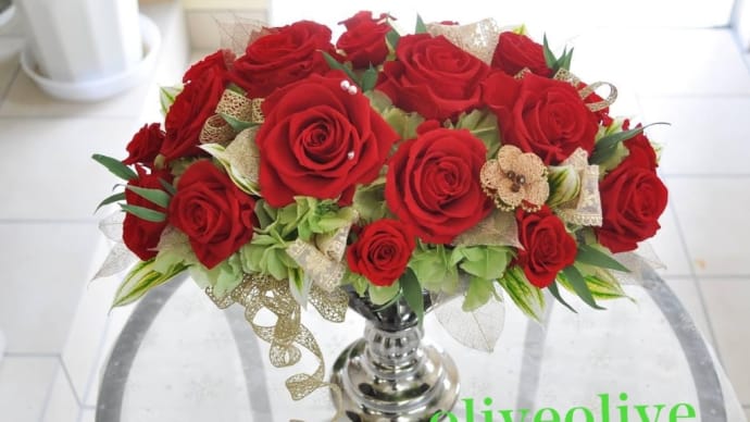 真っ赤な薔薇。