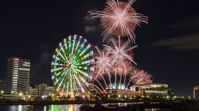 名古屋港クリスマス花火「ISOGAI花火劇場」
