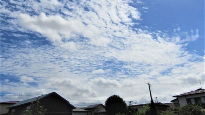 秋の空と横手盆地