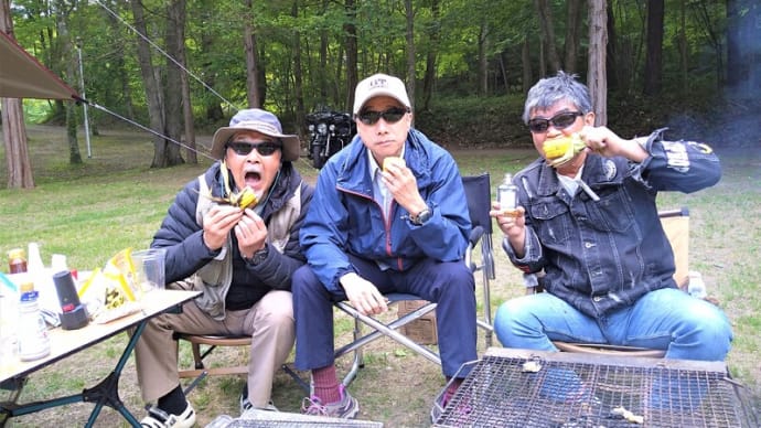自称、キャンプ隊で初キャンプ・・・