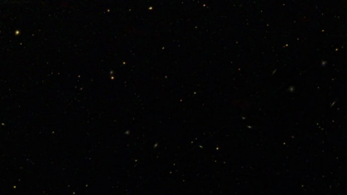 電視観望の記録030(おとめ座銀河団　マルカリアンチェーン　M84～NGC4474）