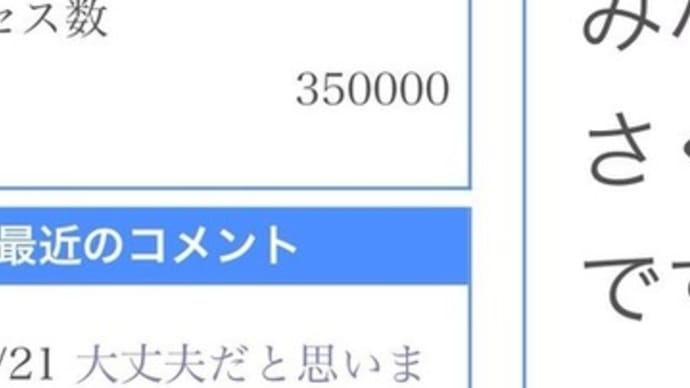 祝!累計アクセス35万件!