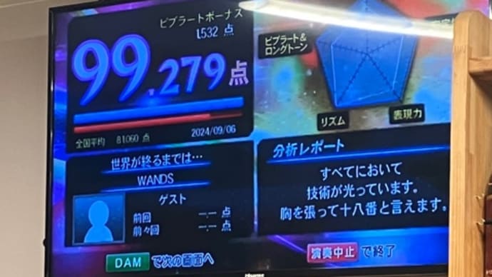世界が終わるまでは…。タラリラ。