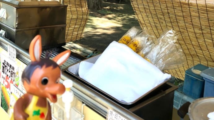 ロバくんと大通り公園にいるよ