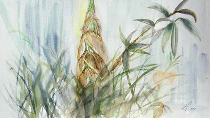 Uさんの新作水彩画(097)