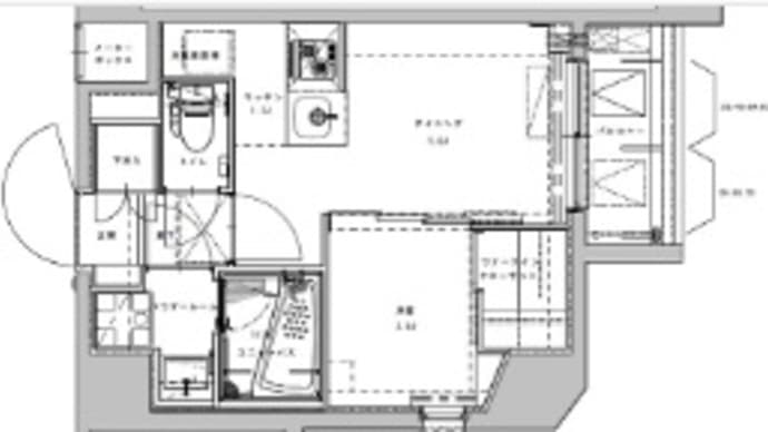 小さな1LDKのようなカウンターキッチンの1DK25.29㎡ アジールコート大森西 梅屋敷駅も徒歩圏内、京浜急行本線大森町駅最寄り 2022年3月築インターネット無料の人気賃貸マンション