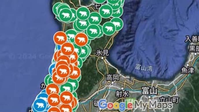 ☆ブナ凶作でクマ警戒 能登で増えているクマの出没