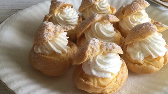 グルテンフリー米粉のシュークリーム