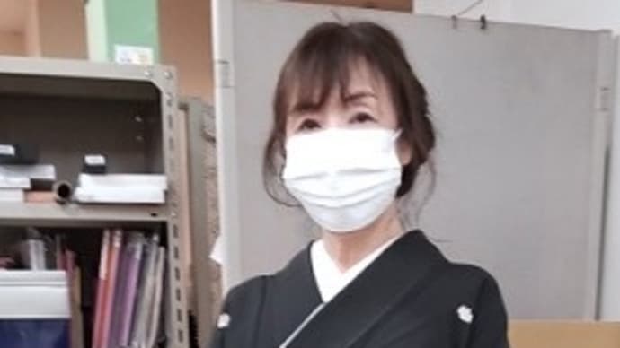 留袖を着られてみました