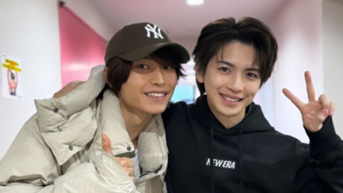 顕嵐くんとの2ショット