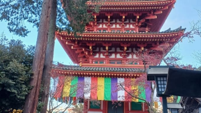 お守りを納めに高幡不動へ