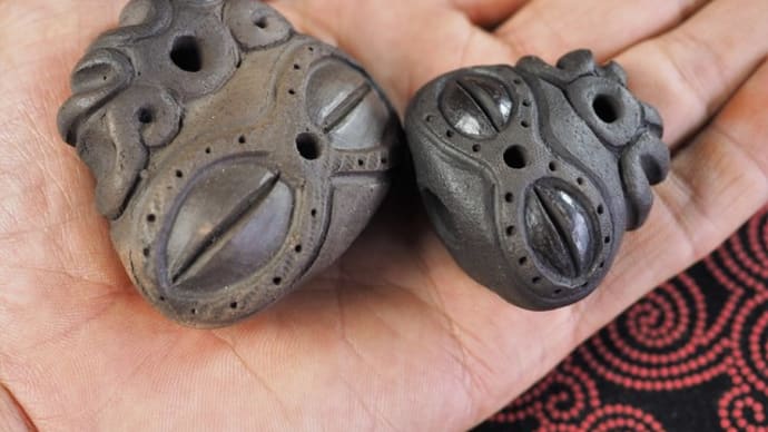縄文オカリナ「遮光器土偶ミニ」製品化！・・・縄文かわいい感じ