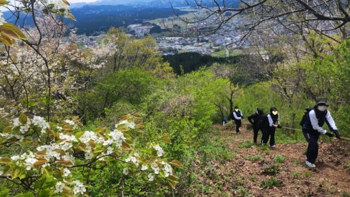 五高全校登山ーみんな支え合って