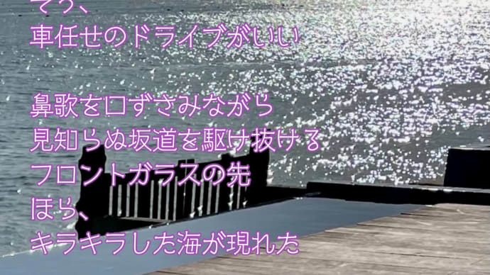 ドライブ / ラグの写真詩
