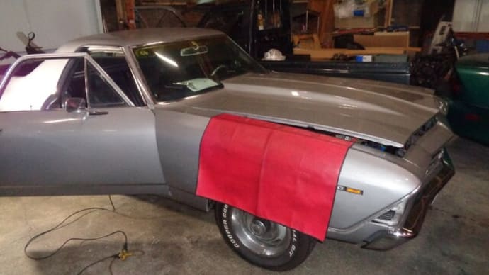 1969年 シボレー エルカミーノ クーラー取付ー22 コンソール取付他