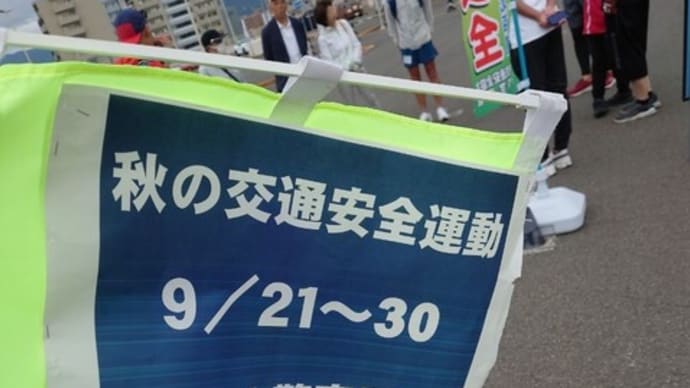 交通安全プロギングに参加