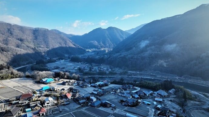 補正予算査定&大日向上空からの風景