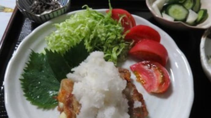 豚バラチーズのおろしポン酢