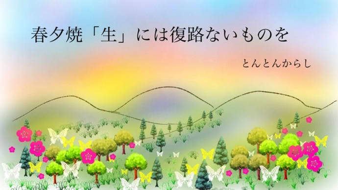 春の夕焼(俳句)