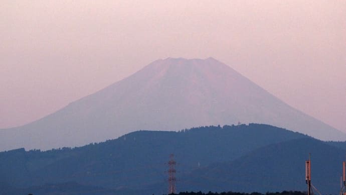 今朝の富士山(2023/07/17)