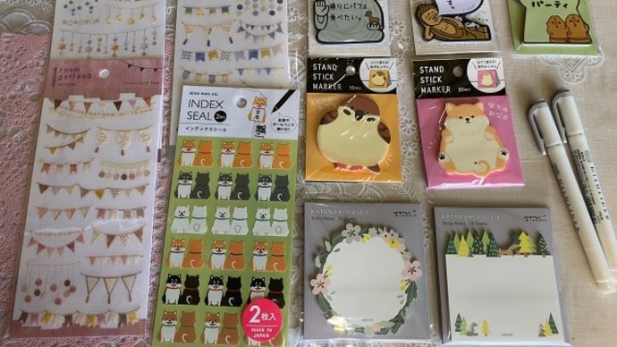 運慶展の影響か?仏像付箋を購入してノートへ