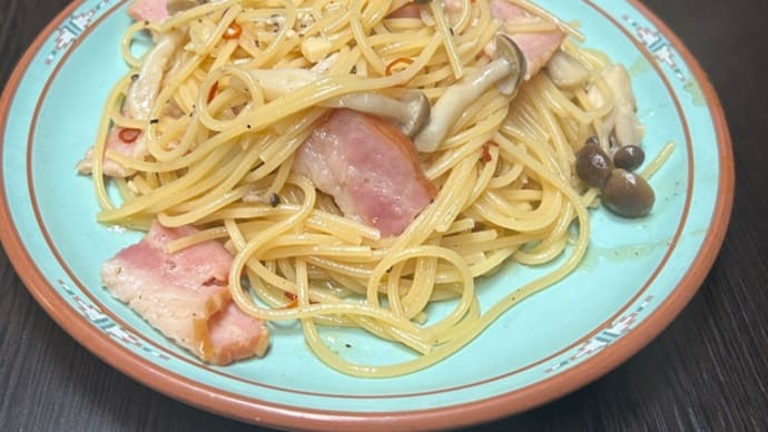 今日いち-2025年3月2日 フライパンだけでペペロンチーノ
