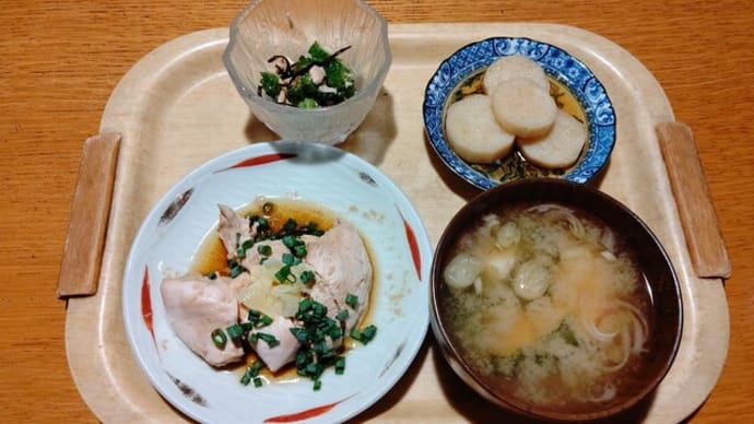 鶏肉のレモン蒸し