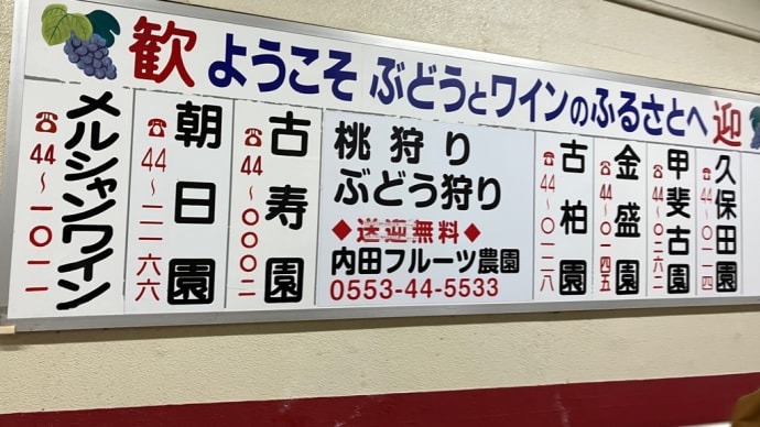 【3時間滞在】東京から電車で勝沼ぶどうの丘へ