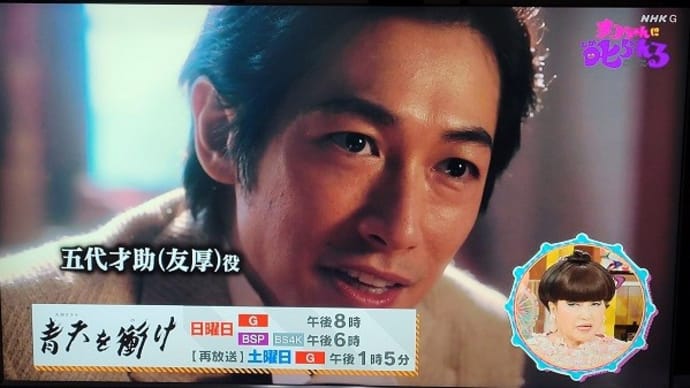 そろそろ「青天を衝け!」を見ようかな。