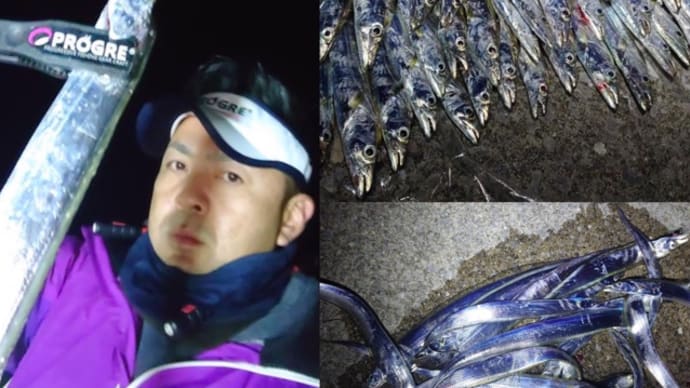 釣納めショアタチウオ