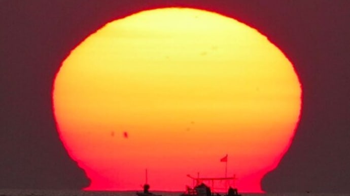 達磨太陽(朝陽) 2023年だるま朝日13号 7月23日