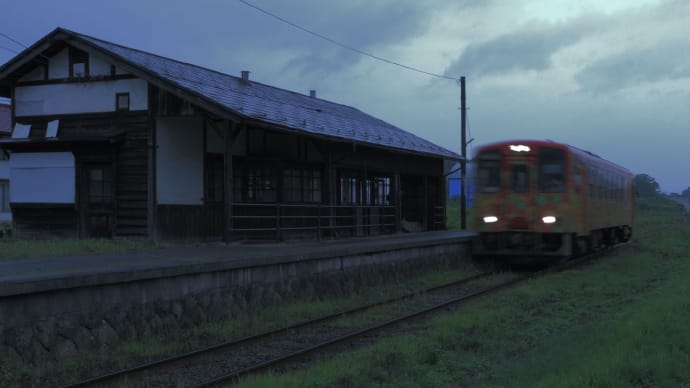 雨の夕暮れ