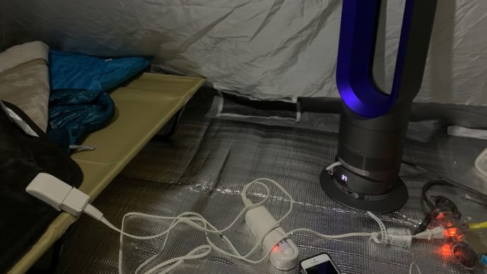 テントの中は快適な空間だけど迷惑キャンパーで不快適な夜
