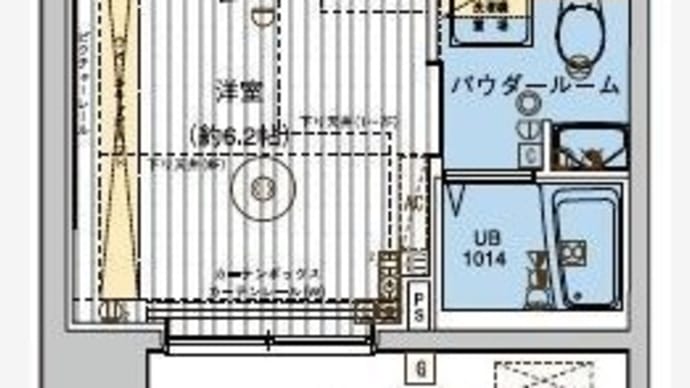 ブライズ大森東TRE@1K21.56㎡南向き