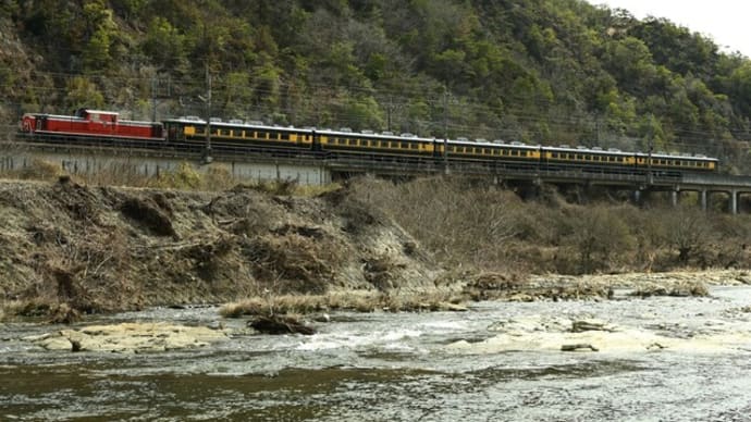 「サロンカーなにわ西日本一周号」を福知山線で