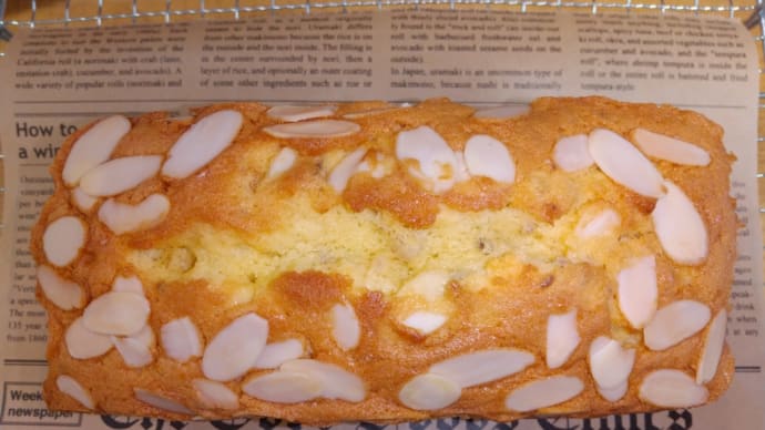 パウンドケーキ作り。