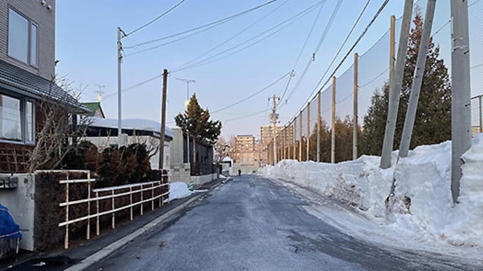 【札幌の春一番(!) 市の集中除排雪わが家周辺に出動】